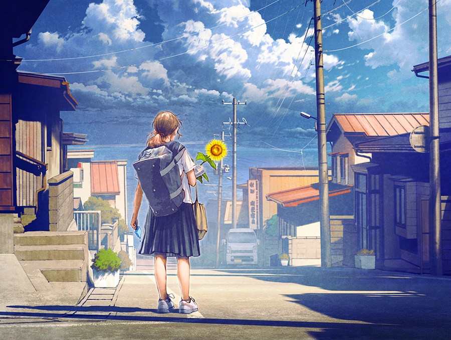 両手に夏