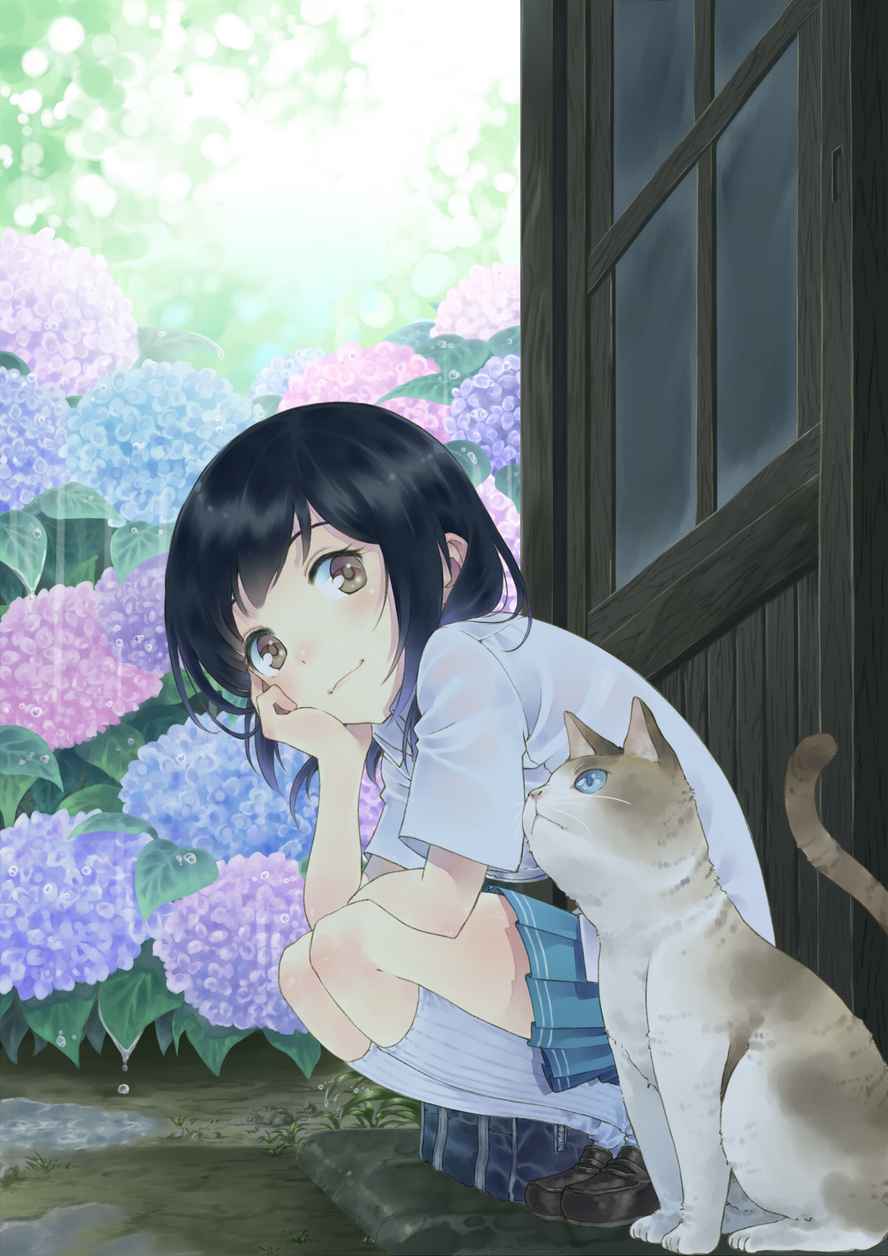 雨宿り by  おかだアンミツ