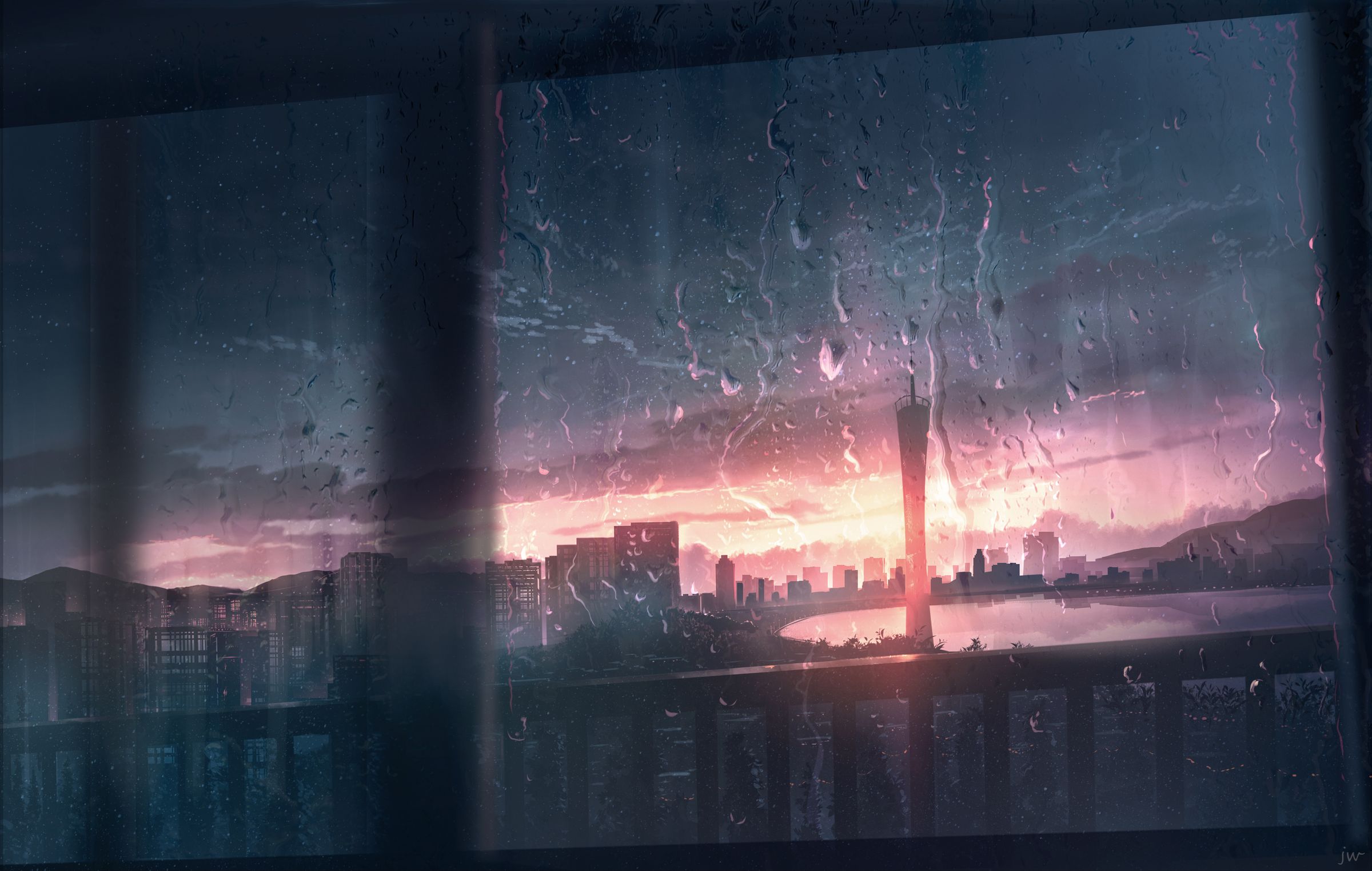 画师JW - 太阳雨の黎明。